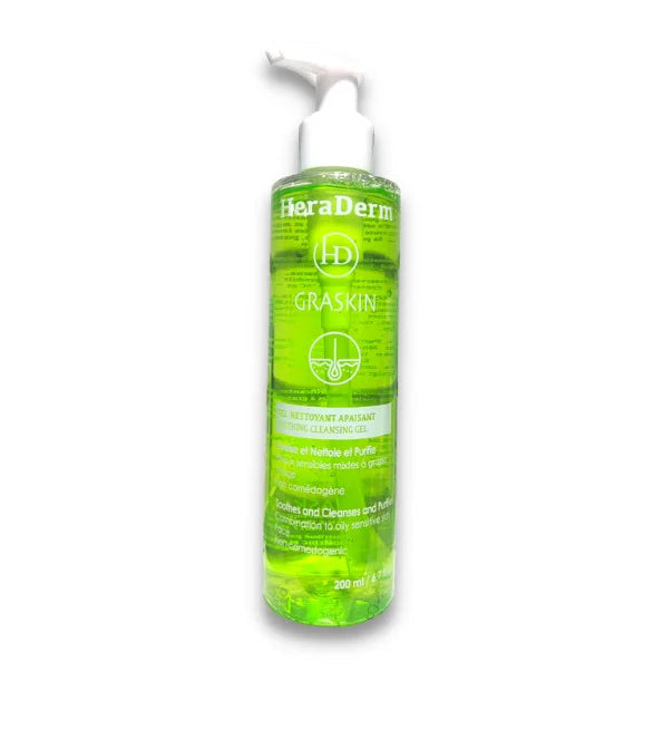 Heraderm Graskin Gel Nettoyant Surgras 200ml