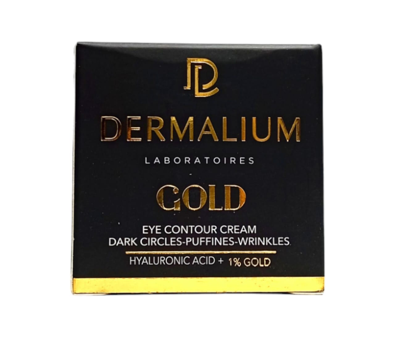 Dermalium Gold Contour Des Yeux Avec Acide Hyaluronique +1%OR 15ml