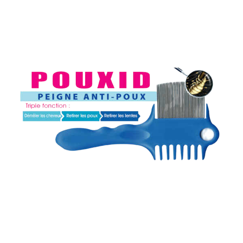 Pouxid peigne anti-poux inoxydable