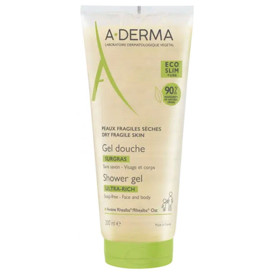 A-Derma Gel Douche Surgras 200ml
