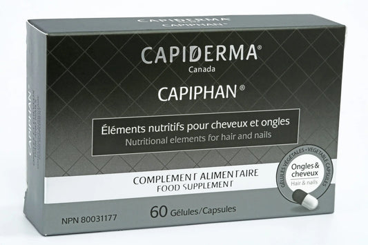 Capiderma Capiphan Vitamines Ongles et Cheveux 60 Capsules