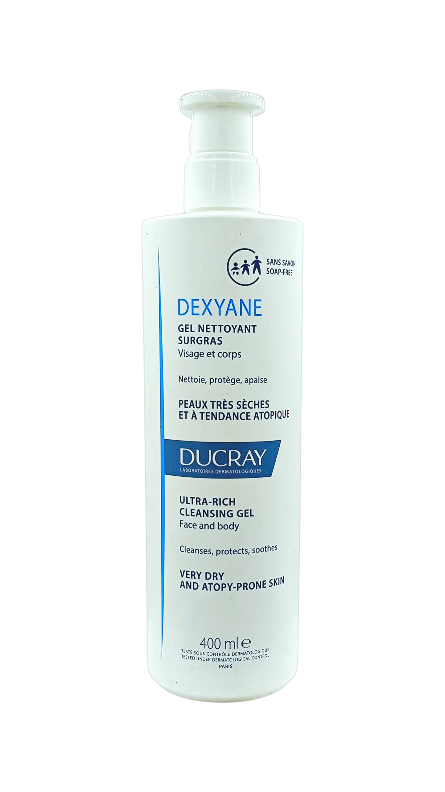 Ducray Dexyane Gel Nettoyant Surgras 400ml
