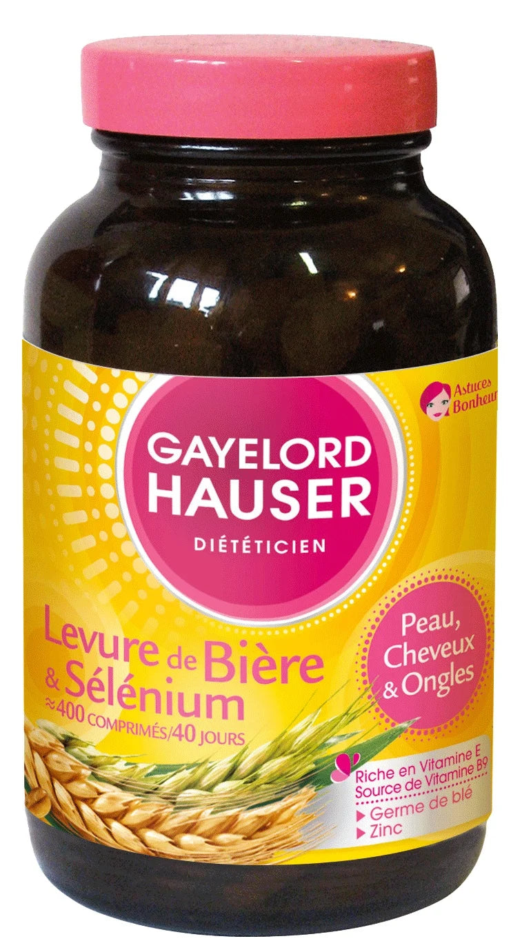 Gayelord Hauser Levure de Bière & Sélénium 400cp