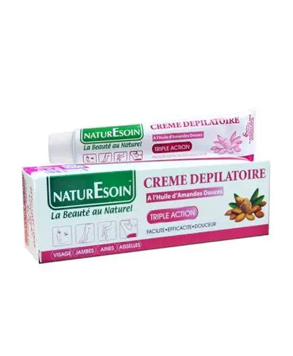Naturesoin Crème Dépilatoire à l'Huile d'Amandes Douces 50ml