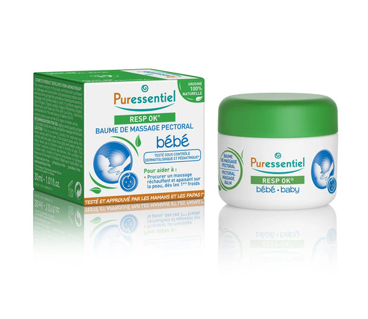 Puressentiel Resp OK Baume de massage Pectoral bébé 30ml
