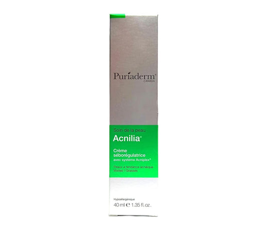 Puriaderm Acnilia Créme Séborégulatrice 40ml