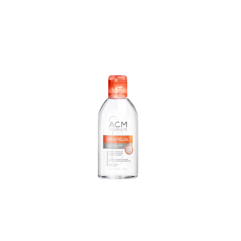 ACM Sensitélial Lotion Micellaire flacon souple blanc avec bouchon clips