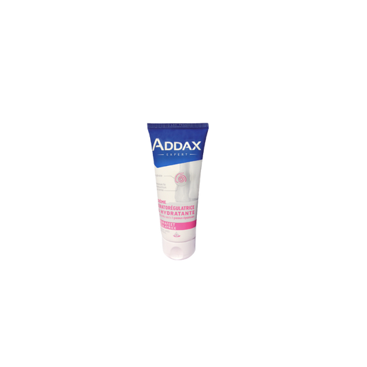 Addax Hydrafeet Régulatrice le Traitement de Fond des Hyper-kératoses Diffuses 100ml tube bleu et blanc avec bouchon clips
