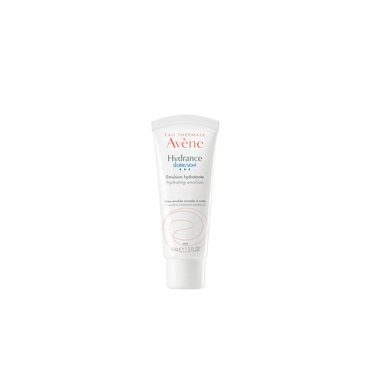 Avène Hydrance Légère Émulsion Hydratante flacon blanc souple avec bouchon clips
