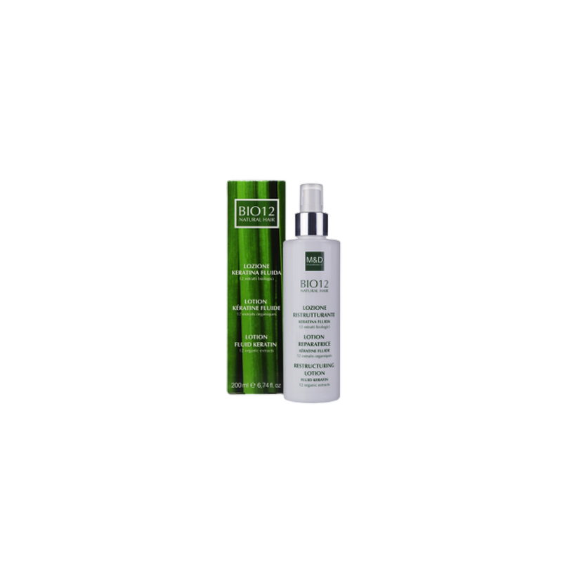 BIO12 Lotion Spray Réparatrice 200ml flacon blanc avec bouchon spray