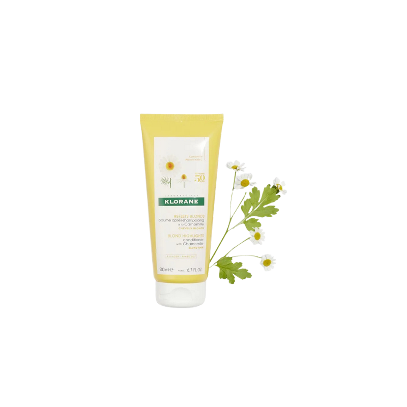 Klorane Baume Après-shampoing à la Camomille 200ml tube souple avec bouchon clips