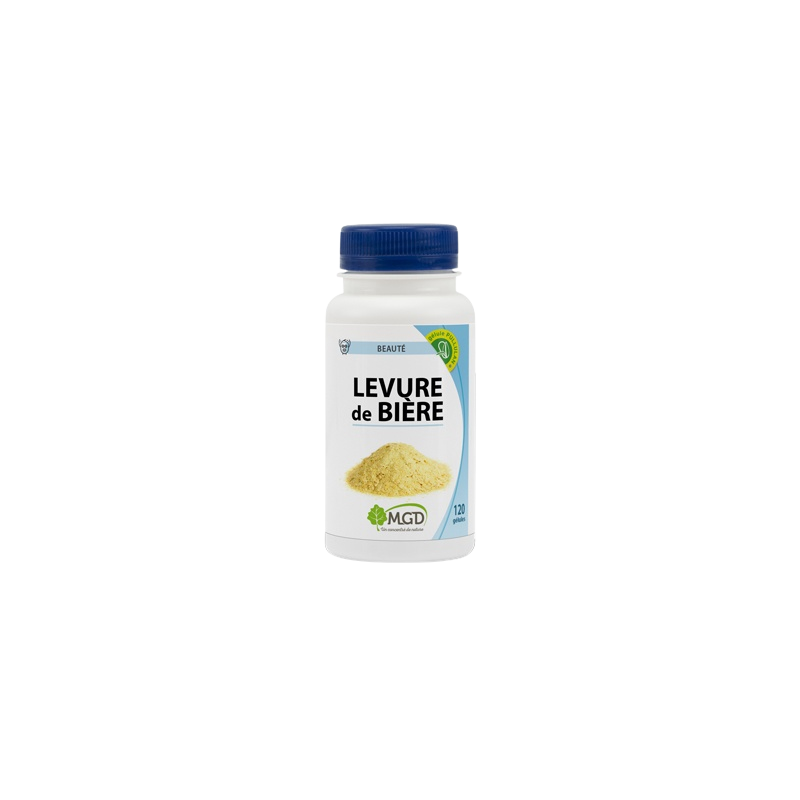 MGD Nature Levure de Bière 120 Gélules flacon blanc bouchon bleu