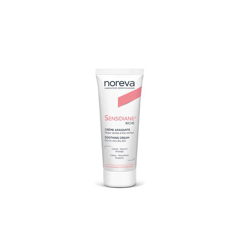 Noreva Sensidiane Riche Crème Apaisante 40ml tube souple avec bouchon clips