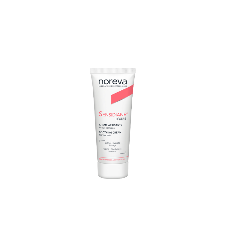 Noreva Sensidiane Légère Crème Apaisante 40ml tube blanc et rouge